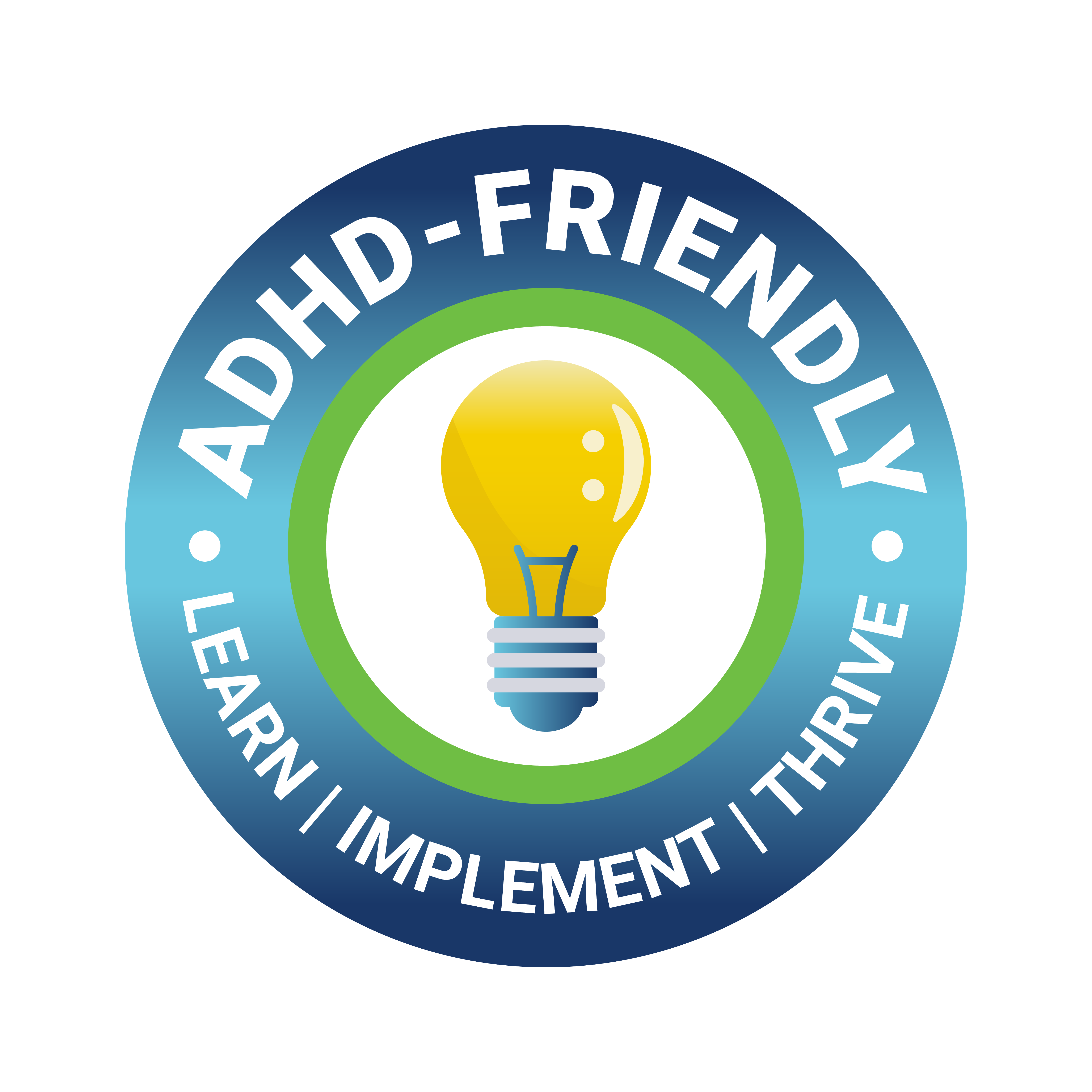 ADHD Friendly Logo Graphic