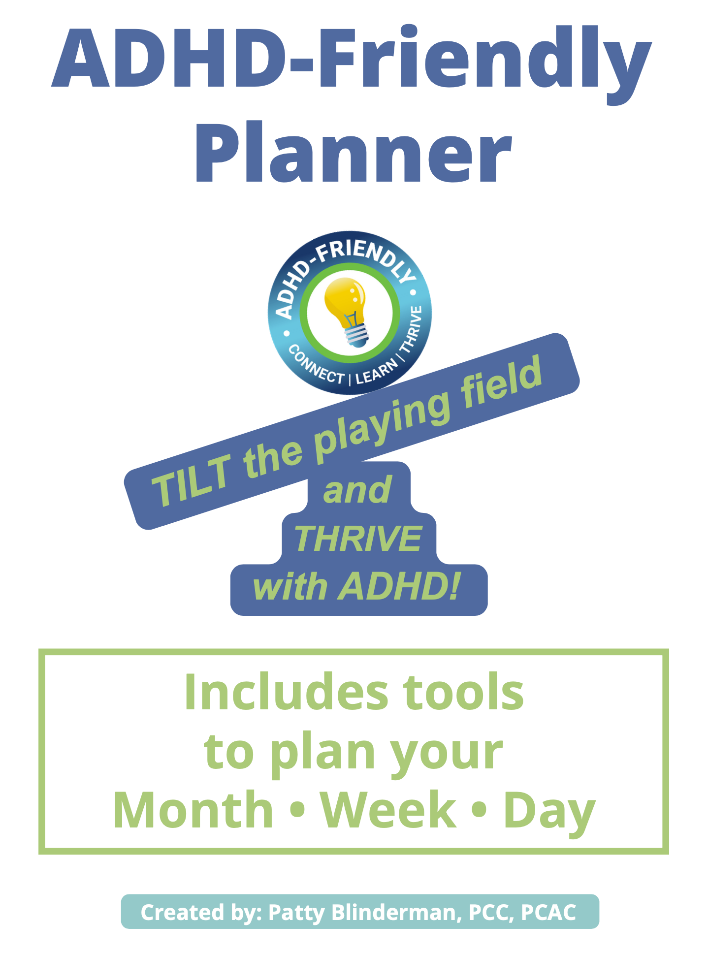 ADHD-Friendly Planner Graphic